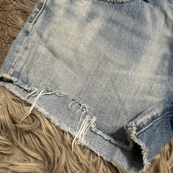 EUC RL Polo Crosby Short Denim Cutoff Shorts-Sz 26-77% Cotton-Raw Hem-Distressed - Picture 4 of 16